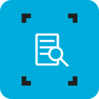 Image shows OCR logo for ScanToPDF OCR Edition